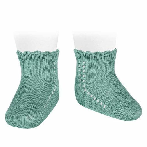 calcetines cortos perle con calado lateral verdin thumbnail 2000x2000 80
